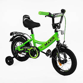 Двоколісний велосипед Corso Maxis CL 12 дюймів, зелений 12455