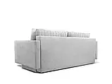 М'який розкладний прямий диван Siena (сірий світлий), фото 3