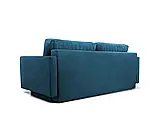 М'який розкладний прямий диван Siena (синій), фото 3