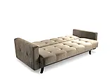 М'який розкладний прямий диван Lizbona (бежевий темний), фото 2