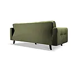 М'який розкладний прямий диван Lizbona (хакі), фото 3