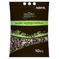 Ґрунт для акваріума натуральний гравій Aquael 5-10 мм 10 кг асорті