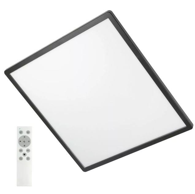 Світильник світлодіодний LED SYNEVIR S420 32+4 W 4500 K з пультом чорний LIGHT SET