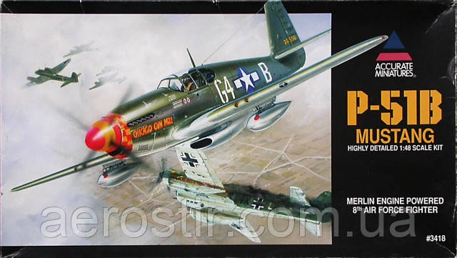 P-51B MUSTANG 1/48 Accurate Miniatures 3418