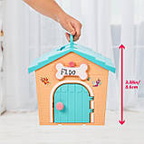 Іграшка-сюрприз Little Live Pets Будинок міні оранжевий  з песиком., фото 6