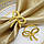 Набір кілець для серветок Бантики Leeseph Gold 6 шт, фото 6