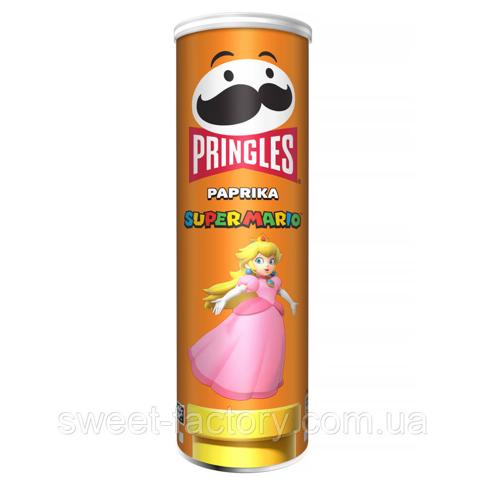 Чіпси Pringles Super Mario Paprika 165g, фото 1