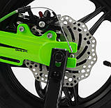 Двоколісний велосипед Corso Connect на 14 дюймів, Зелений 14155, фото 3