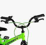 Двоколісний велосипед Corso Connect на 14 дюймів, Зелений 14155, фото 5
