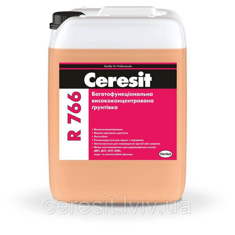 Багатофункціональна висококонцентрована ґрунтівка Ceresit R766 10л (концентрат)