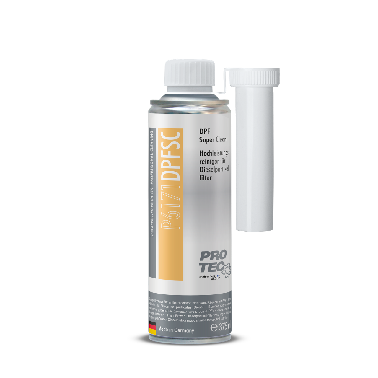 Очисник фільтра сажі добавка в паливо DPF Super Clean PRO-TEC 375мл рідина для промивання
