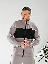 Чоловічий спортивний костюм Світло-бежевий, фото 2