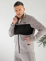 Чоловічий спортивний костюм Світло-бежевий, фото 4