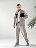 Чоловічий спортивний костюм Світло-бежевий, фото 6