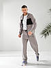 Чоловічий спортивний костюм Світло-бежевий, фото 8