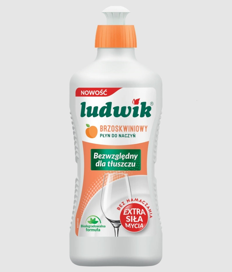 Засіб для миття посуду Ludwik Персик 900 мл