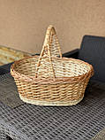 Корзина плетена з лози. Арт:0-182, фото 2