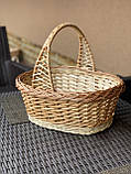 Корзина плетена з лози. Арт:0-182, фото 6