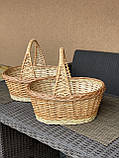 Корзина плетена з лози. Арт:0-182, фото 5