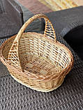 Корзина плетена з лози. Арт:0-182, фото 3