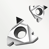 16ER AG 55 PCD (Титанові карбіди, кольорові метали, пластики, неметали) Твердосплавна пластина, фото 4