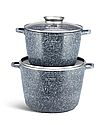 Набір посуду Edenberg EB-8045 з гранітним покриттям, 4 предмети, 6,2 л і 10,0 л/Набір каструль, фото 2