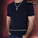 Великий срібний хрестик чоловічий Спаси і Збережи. Православний кулон хрест із срібла 925 проби., фото 2