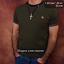 Великий срібний хрестик чоловічий Спаси і Збережи. Православний кулон хрест із срібла 925 проби., фото 9