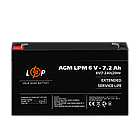 Акумулятор AGM LPM 6V - 7.2 Ah, фото 3
