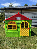 Дитячі ігрові будиночки doloni у квартиру, Ігровий будиночок на вулицю 129х129х120 см, Пластиковий будиночок для дітей, фото 3