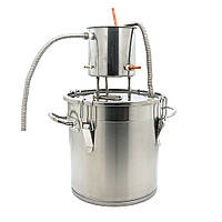 Дистиллятор из нержавеющей стали Voltronic с теплообменником для очистки и концентрации жидкостей lamp