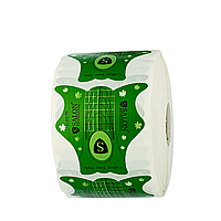 Форми для нарощування нігтів паперові Salon Professional № 410 ЗеленіTOPCOS