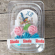 Великодня прикраса/кондитерський набір Пташка в саду, фото 2