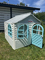 Пластикові будиночки 129х129х120 см, Ігрові будиночки дитячі від виробника, Будиночок зі шторками doloni toys