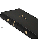 Біблія Турконяка українською мовою сучасний переклад 14*20 см Біблія зі шкіри чорного кольору з індексами, фото 3