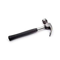 Молоток із гвоздодером 208 мм прогумована ручка чорний Voltronic lamp