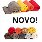 Натуральний бавовняний полуторний червоний плед DOMUS (Словіння), фото 10