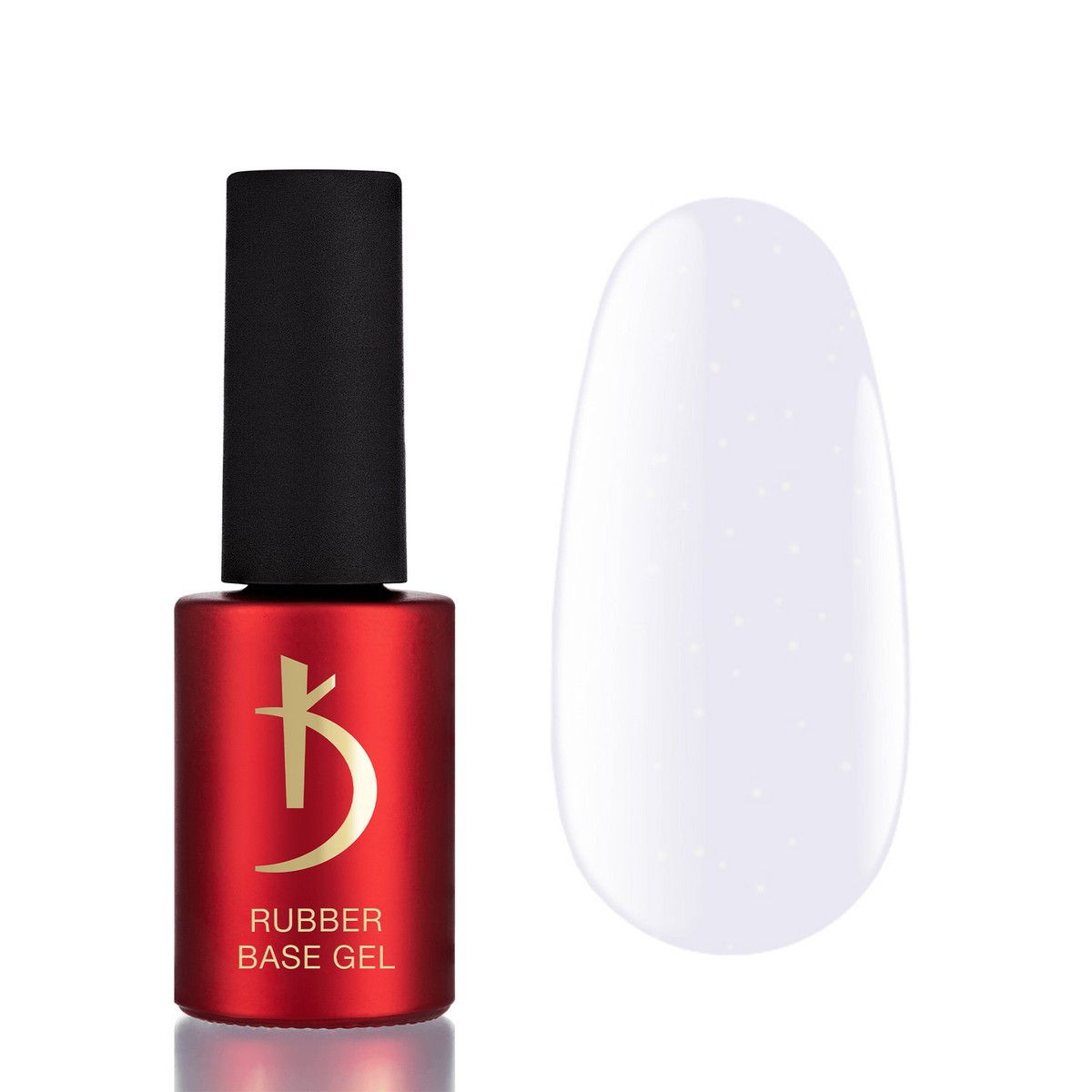 Базове кольорове покриття для гель-лаку Color Rubber base gel, Opal 04, Kodi Professional,7 мл