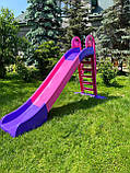 Гірки для дітей, Дитяча гірка Долоні 243 см, Дитячі гірки для дитячих майданчиків, Дитячі гірки для дому, фото 7