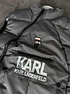 Жилетка безрукавка чоловіча сіра весна-осінь без капюшона бренд Karl Lagerfeld, фото 4