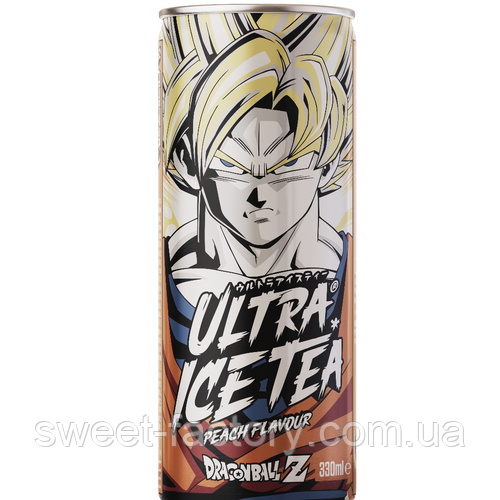Холодний чай Vegeta Ultra Ice Tea Dragon Ball Peach 330ml, фото 1