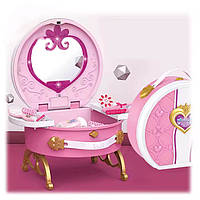 Детский игровой набор парикмахера визажиста девочке Кейс косметичка с игрушками Фен выравниватель и аксессуары