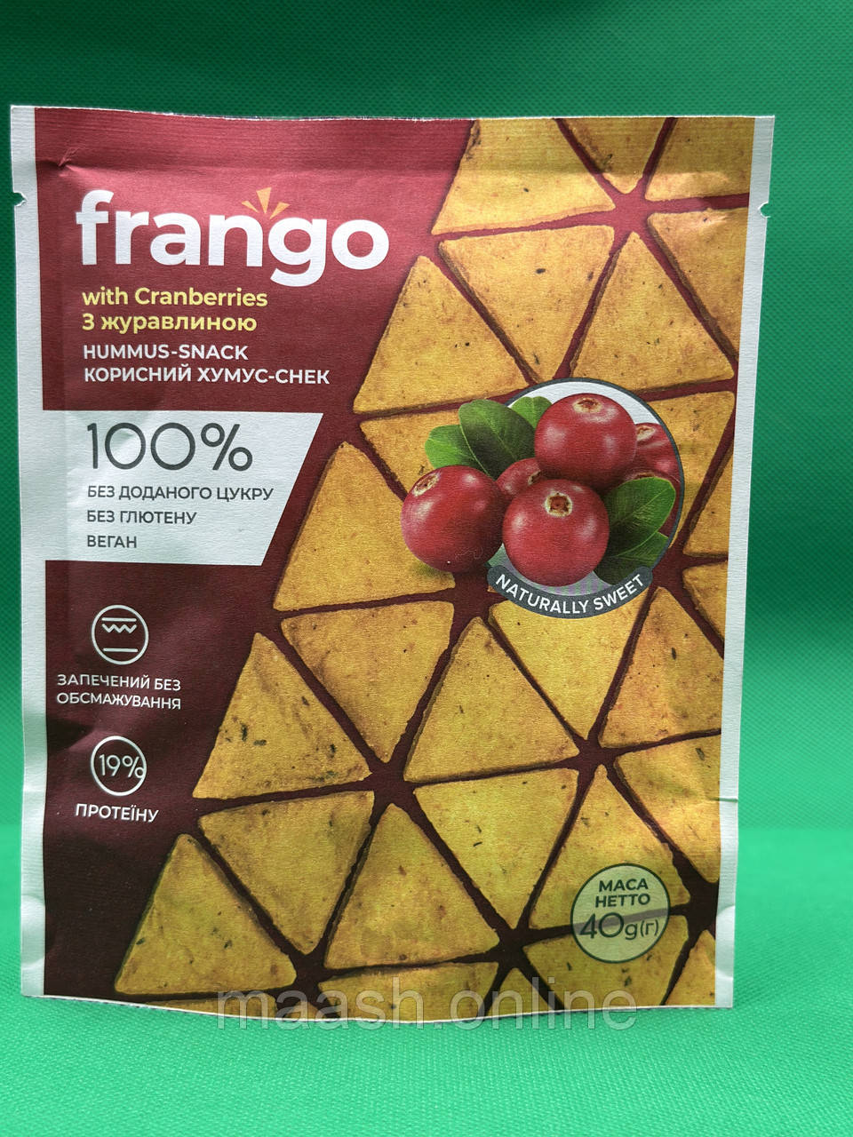 Хумус снек журавлина Frango, 40 г