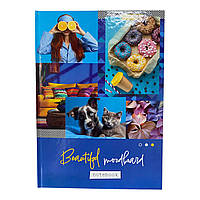 Зошит А4 80 арк. в клітку з твердою обкладинкою ТП-3 Рюкзачок