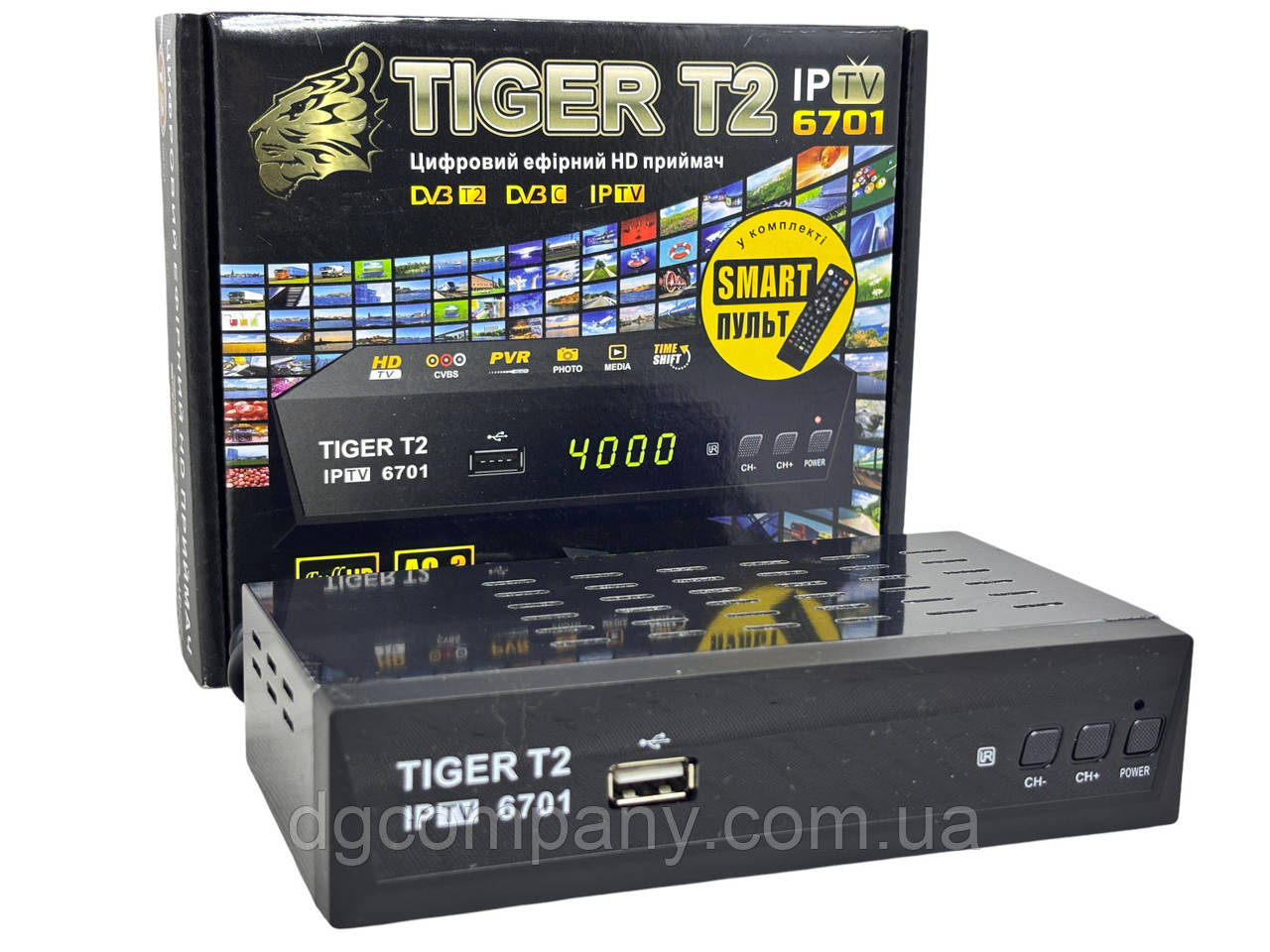 Тюнер Т2 Tiger IPTV(Metal), фото 1