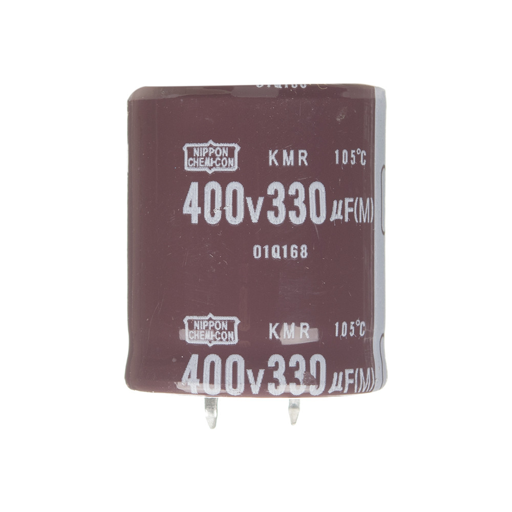 Конденсатор електролітичний 330 мкФx 400 В, 105 °C, 30x35