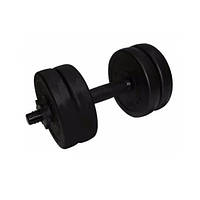 Гантель складальна композитна в пластиковій оболонці Rock pro 5,5 кг NE-PL-G-005