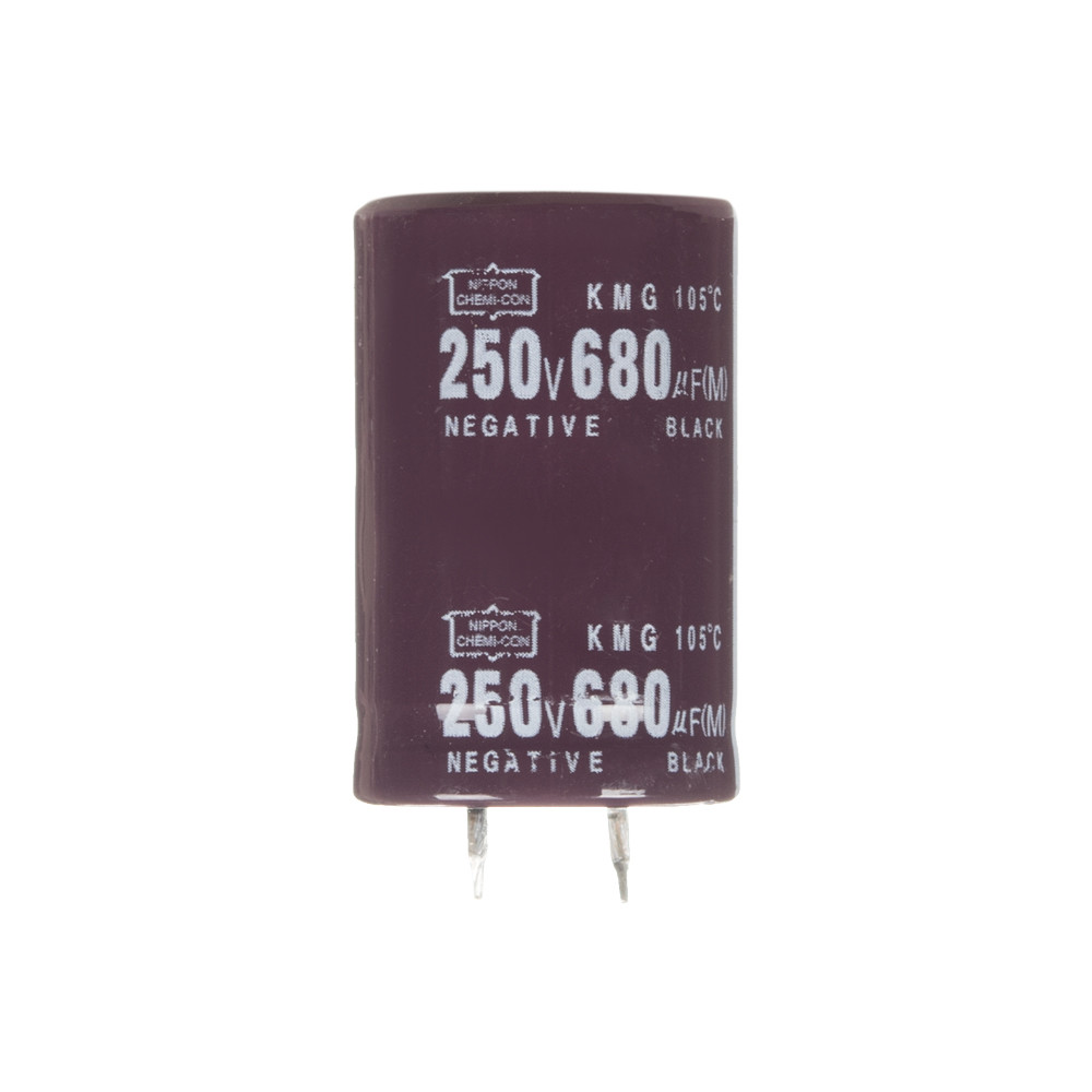 Конденсатор електролітичний 680мкФx 250В, 105°C, 25x40