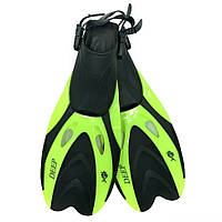 Ласти з відкритою п'ятою DLV Deep NE-66-39-43-Y розмір SM/MD 39-43 салатовий