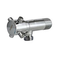 Вентиль Koer хром 517 1/2"x1/2"